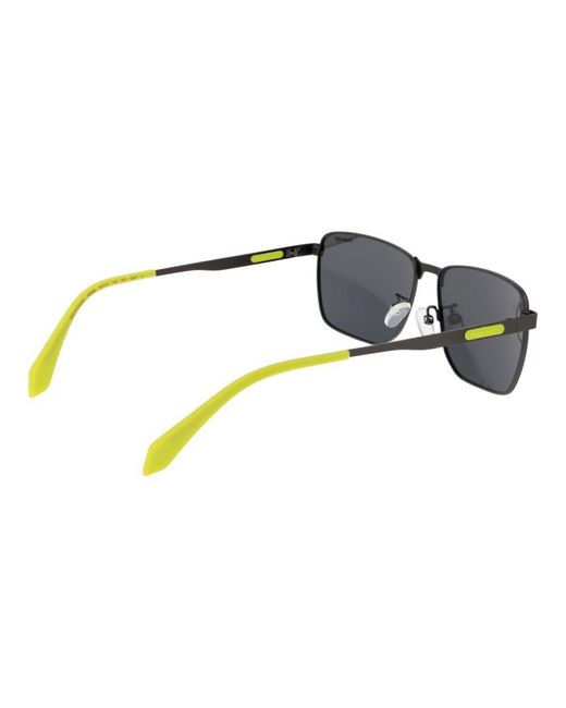Polaroid Metallic Gray Metal Sunglasses for men