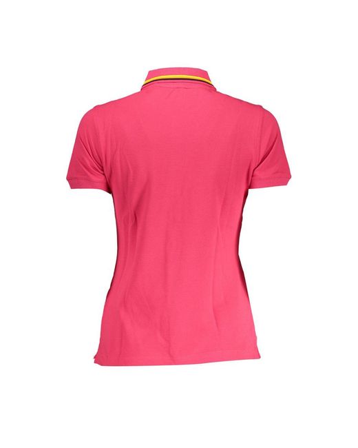 K-Way Pink Cotton Polo Shirt