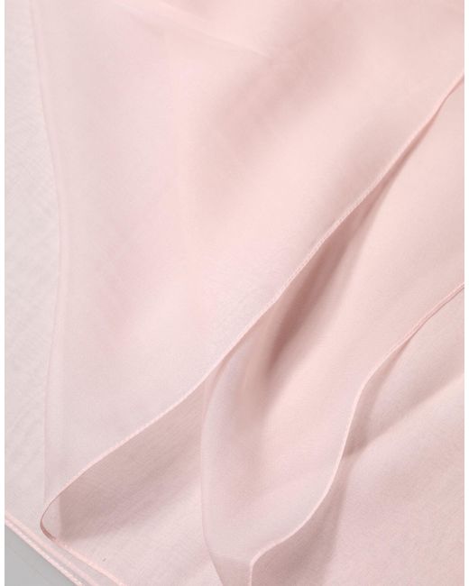 Dolce & Gabbana Pink Light Stole Silk Neck Wrap Shawl Scarf for men