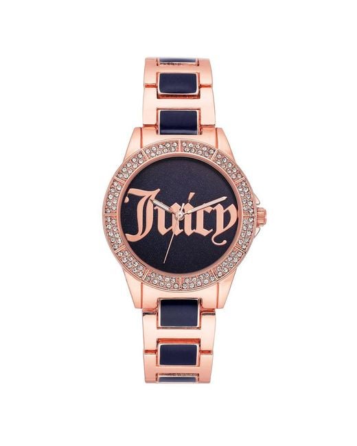 Juicy Couture Pink Rose Gold Watch