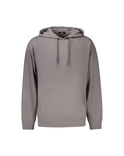 Marina Yachting Gray Cotton Mens Sweatshirt for men