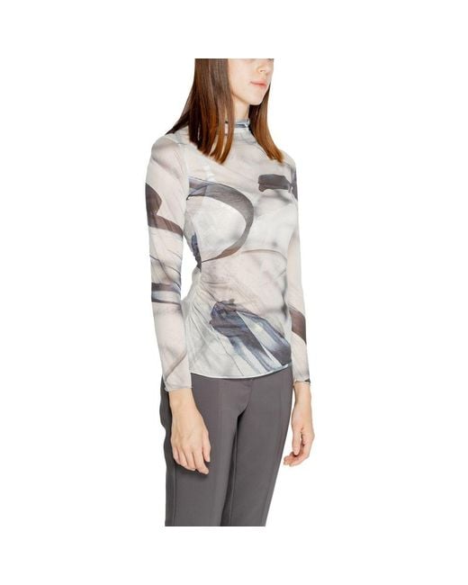 Rinascimento Gray Polyester Tops & T