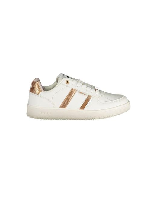 Gas Metallic Bianco Polyurethane Sneaker