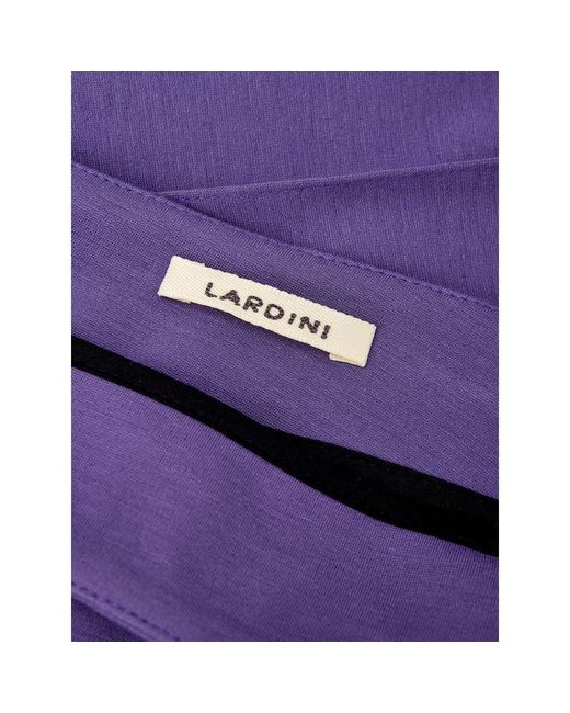 Lardini Purple Viscose Jeans & Pant