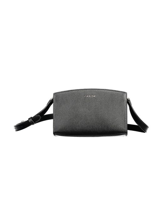 Calvin Klein Black Sleek Shoulder Bag With Chic Logo