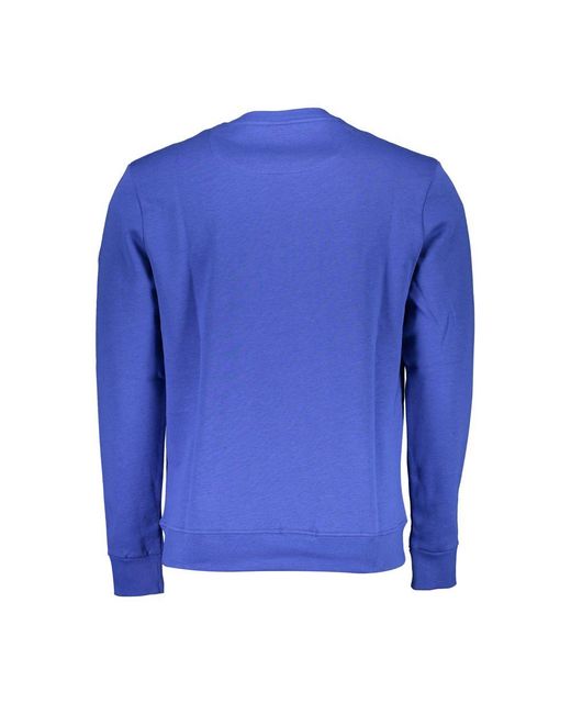 North Sails Blue Cotton Sweater for men