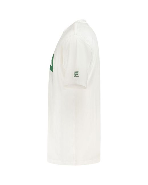 Fila White Logo Tee Short Sleeve Tee for men