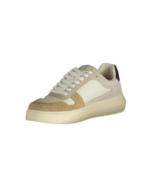 Calvin Klein White Kaylee Sneaker Casual Style Beigegrey for men