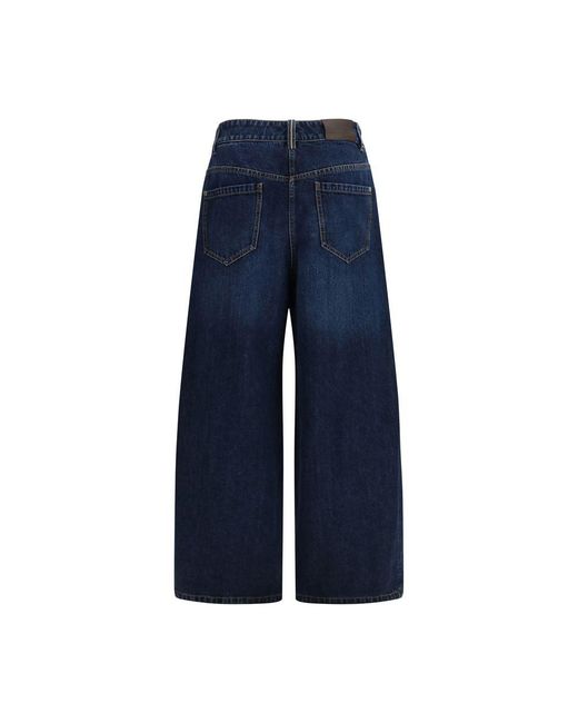 Brunello Cucinelli Blue Cotton Jeans Denim