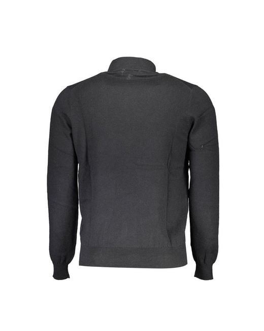 North Sails Gray Cotton Sweater for men