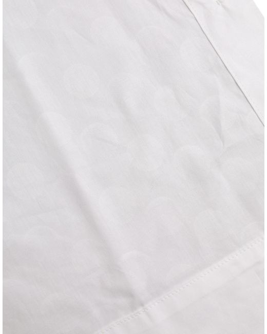 Dolce & Gabbana White Collared Short Sleeve Polo Shirt Top