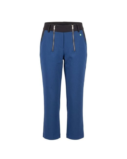 Trussardi Blue Polyester Pant