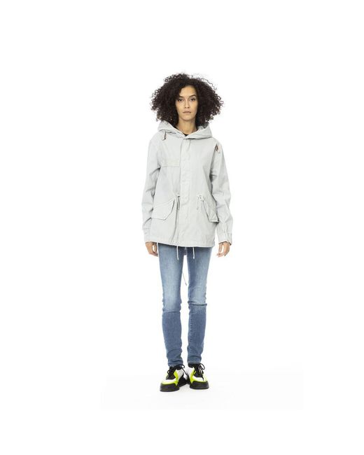 MR & MRS White Cotton Jackets & Coat