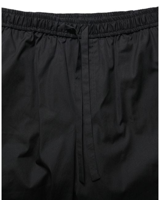 Dolce & Gabbana Black Cotton Sweatshorts Men Bermuda Shorts for men