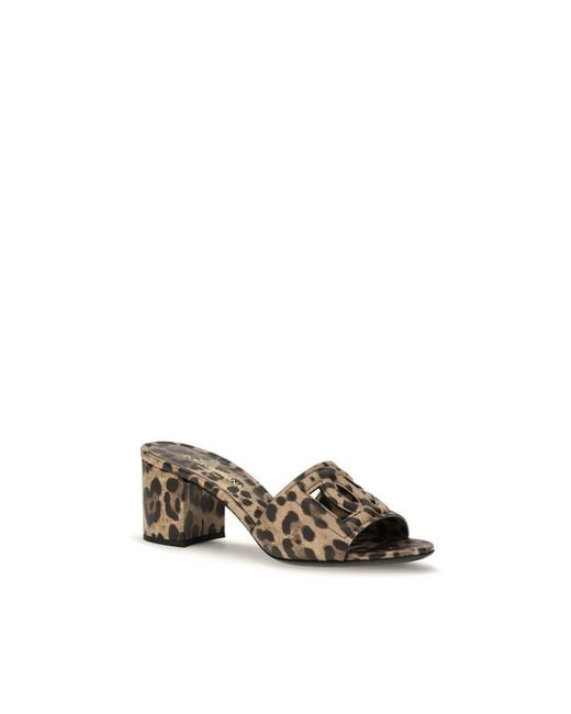 Dolce & Gabbana Metallic Beige Calf Leather Bos Taurus Mules