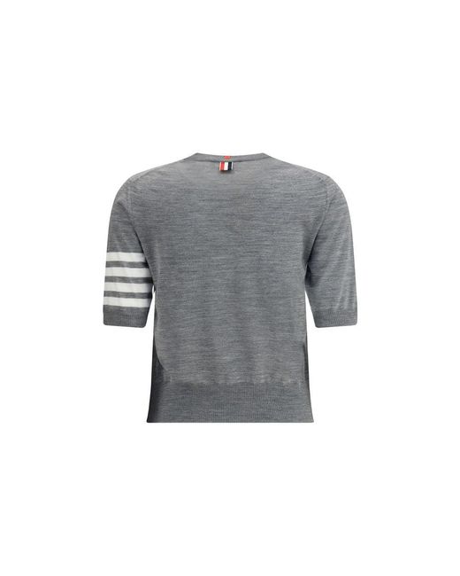 Thom Browne Gray Knit T