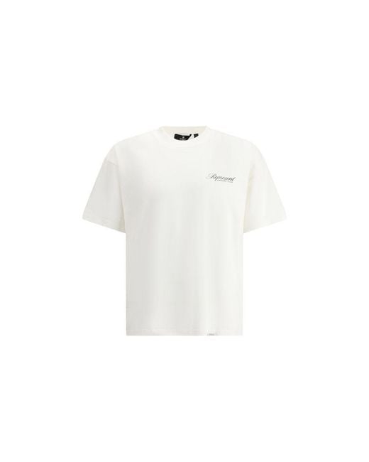Represent White T-Shirt for men