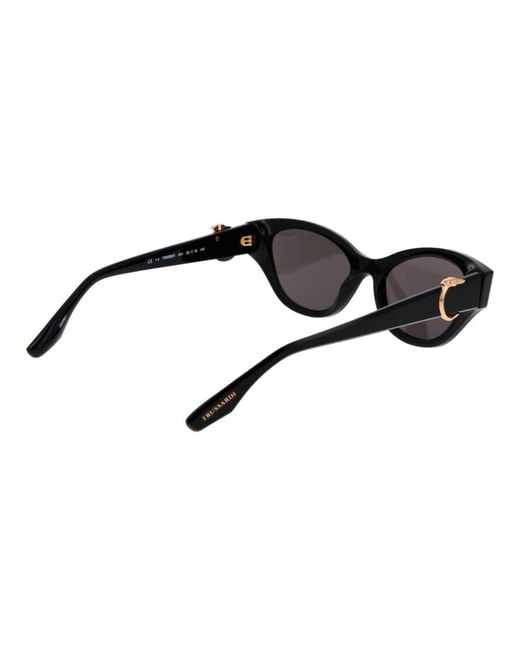 Trussardi Black Acetate Sunglasses