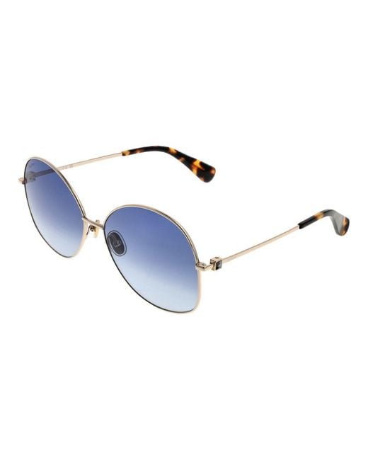 Max Mara Blue Gold Sunglasses