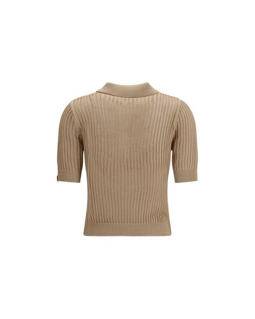 Jacob Cohen Natural Cotton Polo Shirt