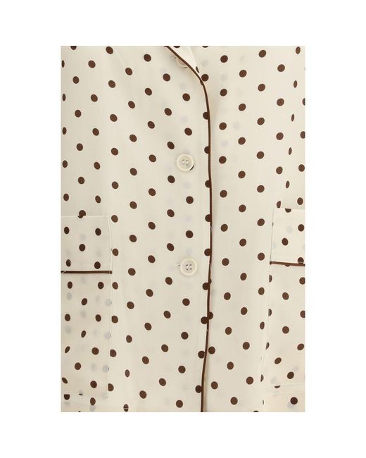 P.A.R.O.S.H. Natural P. A.R. O.S. H. Silk Pattern Shirt