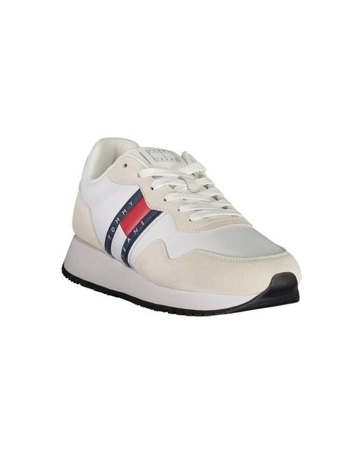 Tommy Hilfiger White Leather Sneaker for men