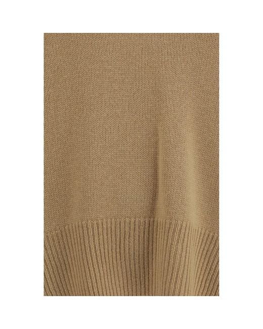 Allude Natural Beige Cashmere Sweatshirt