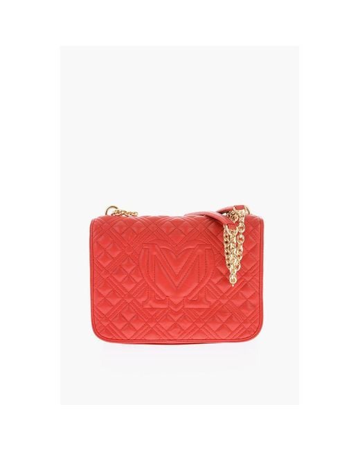 Moschino Red Polyethylene Shoulder Bag
