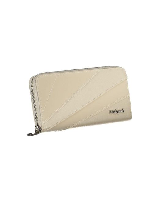 Desigual Natural Elegant Polyethylene Wallet