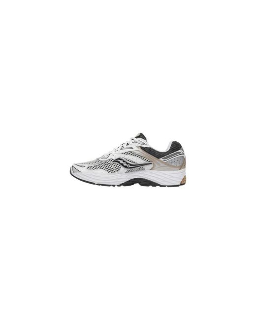 Saucony White Beige Synthetic Athletic Sneakers for men