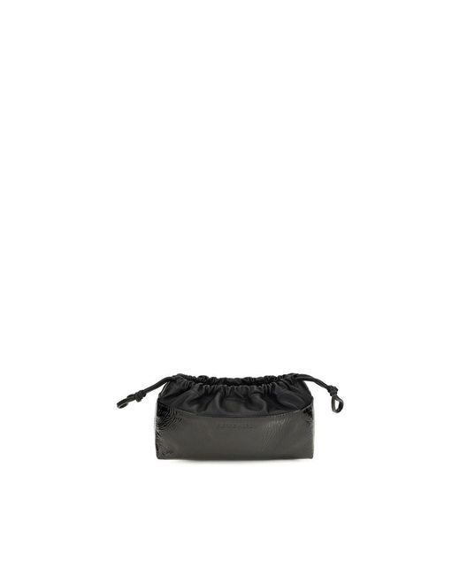 Pierre Hardy Black Calf Leather Bos Taurus Clutch Bag