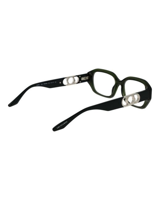 Trussardi Black Bicolor Acetate Glasses (frames)