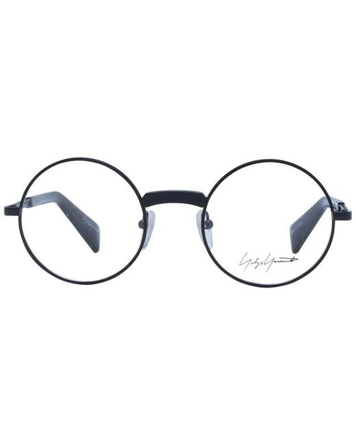 Yohji Yamamoto Black Metal Glasses (frames) for men