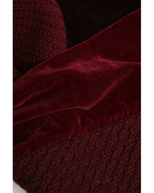Dolce & Gabbana Red Neck Warmer Wrap Shawl Scarf for men