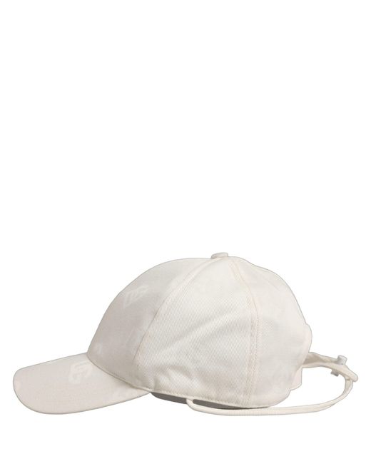 Dolce & Gabbana Natural Men White Cotton Stretch Baseball Capello Hat for men