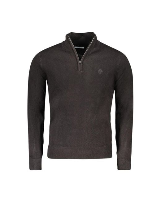 North Sails Black Acrylic Men Sweater for men