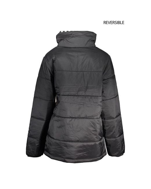 Vans Gray Black Nylon Jackets & Coat