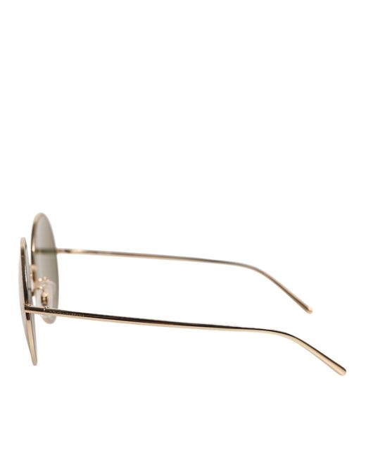 Dolce & Gabbana Metallic Metal Round Shades Eyewear Sunglasses