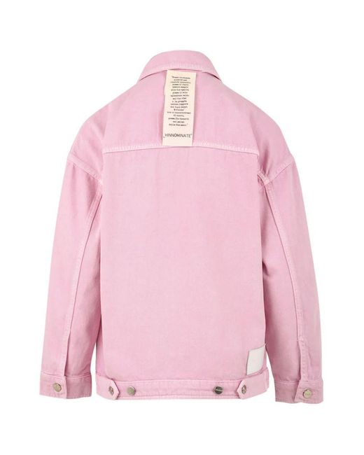 hinnominate Pink Cotton Jackets & Coat
