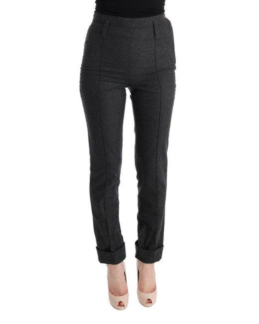Ermanno Scervino Black Chic Casual Skinny Pants