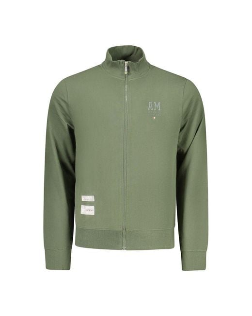 Accademia Militare Green Verde Cotton Men Sweatshirt for men