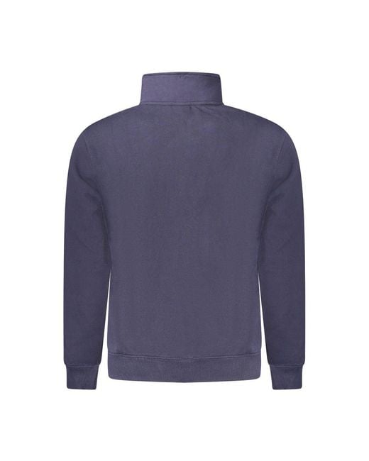 Napapijri Blue Cotton Sweater for men
