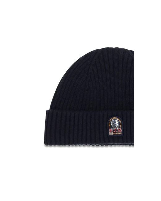 Parajumpers Blue Wool Oves Aries Beanie for men