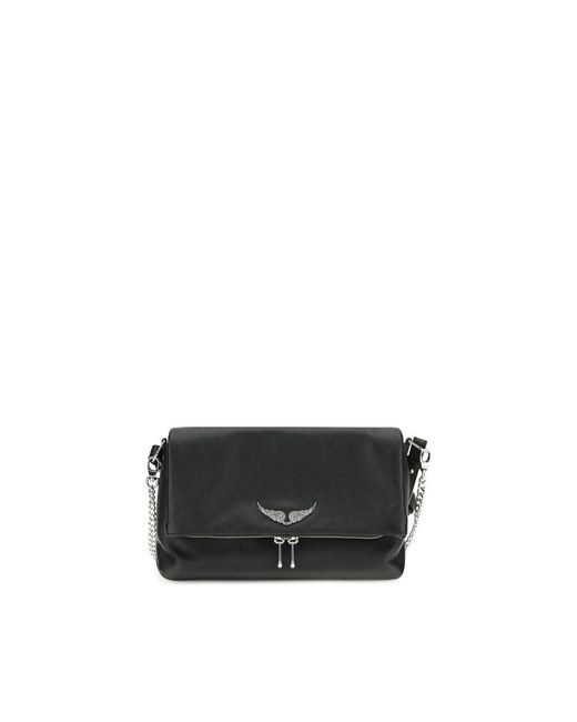 Zadig & Voltaire Black Rocky Ii Shoulder Bag