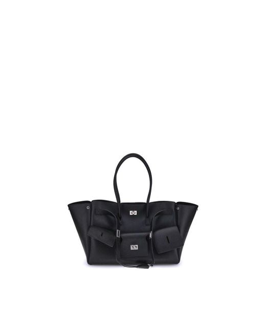 Balenciaga Black Bel Air Medium Shoulder Bag