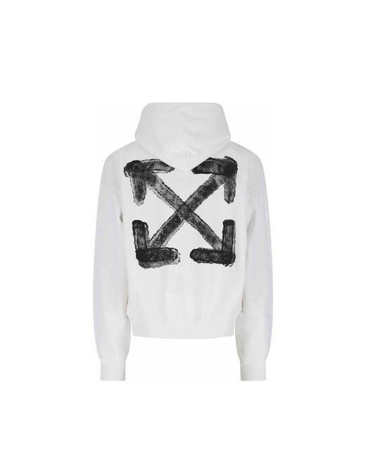 Off-White c/o Virgil Abloh White Hooded Sweatshirt - L for men