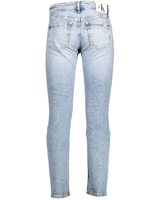 Calvin Klein Blue Cotton Jeans & Pant for men