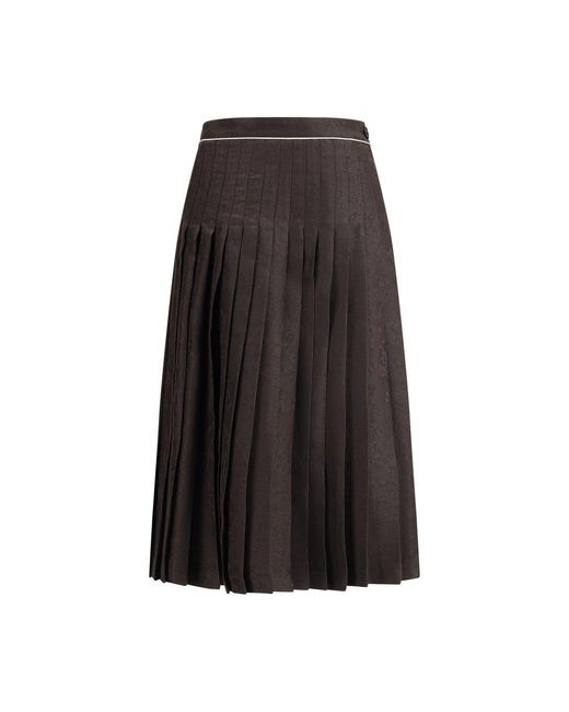 Burberry Brown Midi Skirts