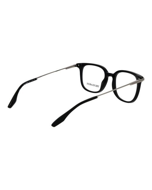 Trussardi Black Acetate Glasses (frames) for men