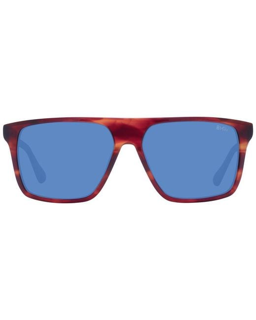 BMW Blue Brown Acetate Sunglasses for men